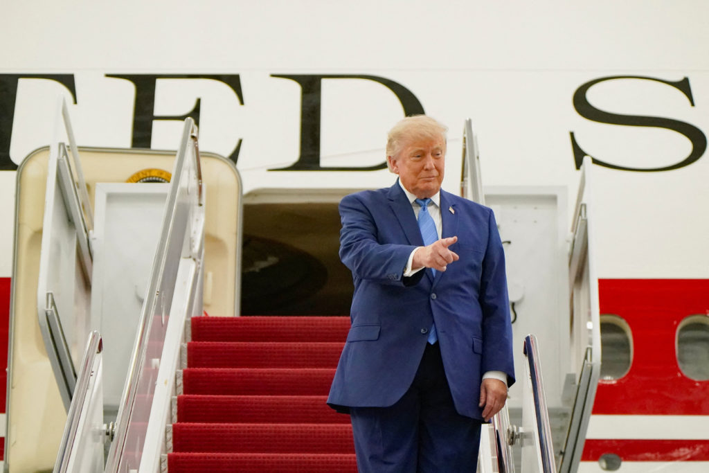 President Trump Unveils Newly Refurbished Air Force One, a Gift from Qatar