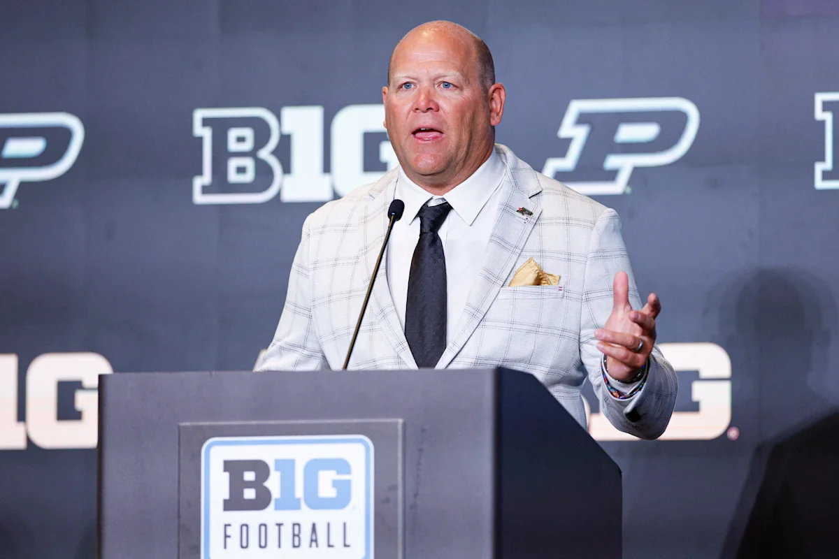 Purdue Football Coach Invites Players’ Families to Media Days