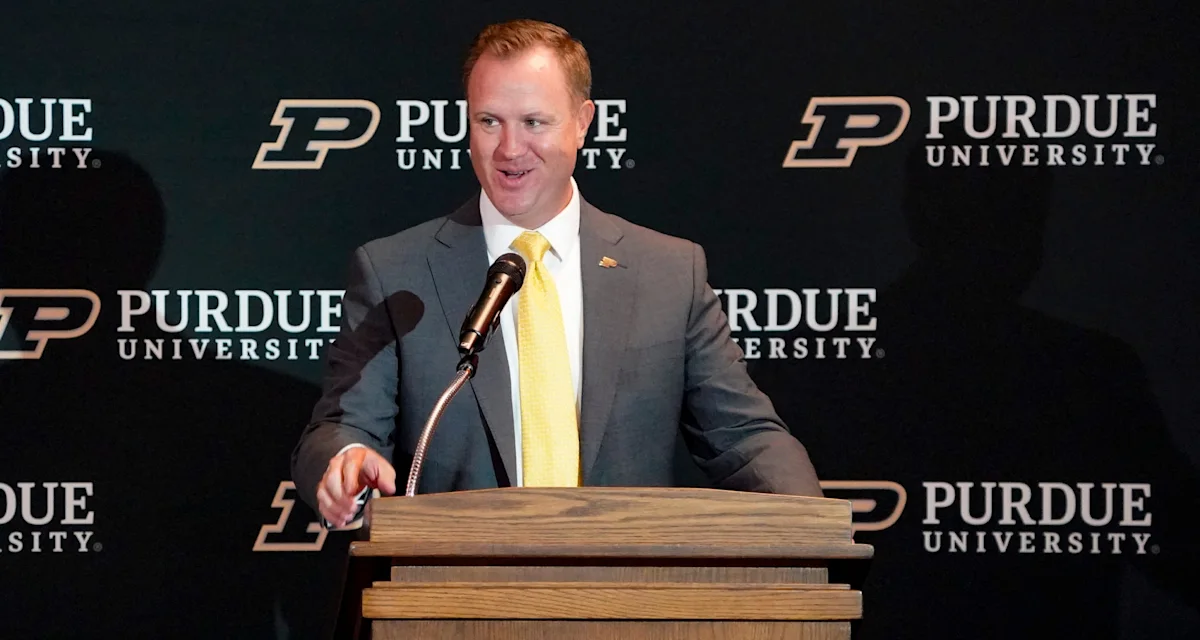 Purdue's New AD Makes Remark at Press Conference