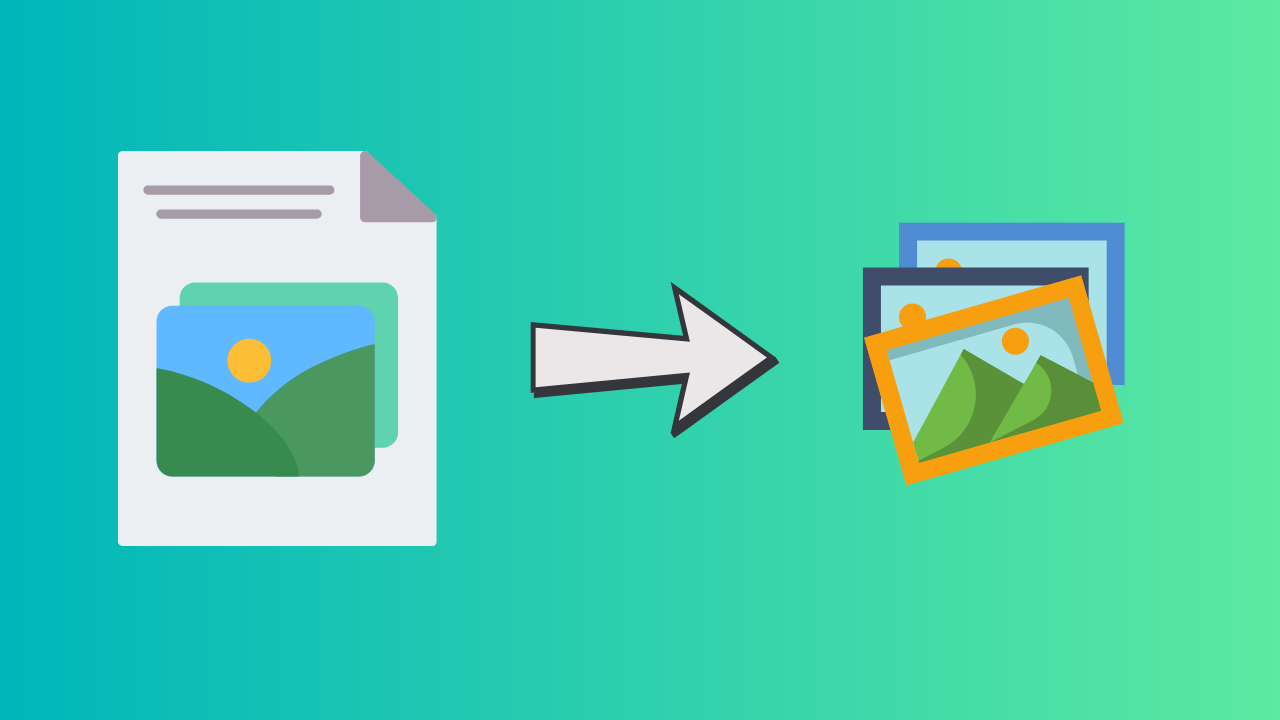 Schnelles Extrahieren von Bildern aus LibreOffice-Dokumenten
