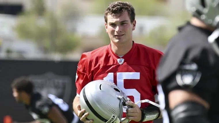 Raiders Drafted Quarterback with No. 1 Pick, Citing 'Growing Pains'