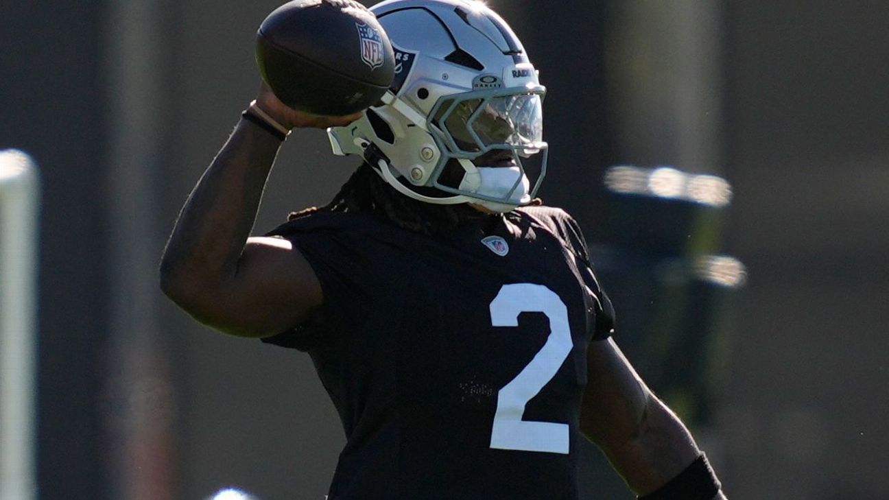 Raiders' Jeanty Likely Suffers Ankle Sprain