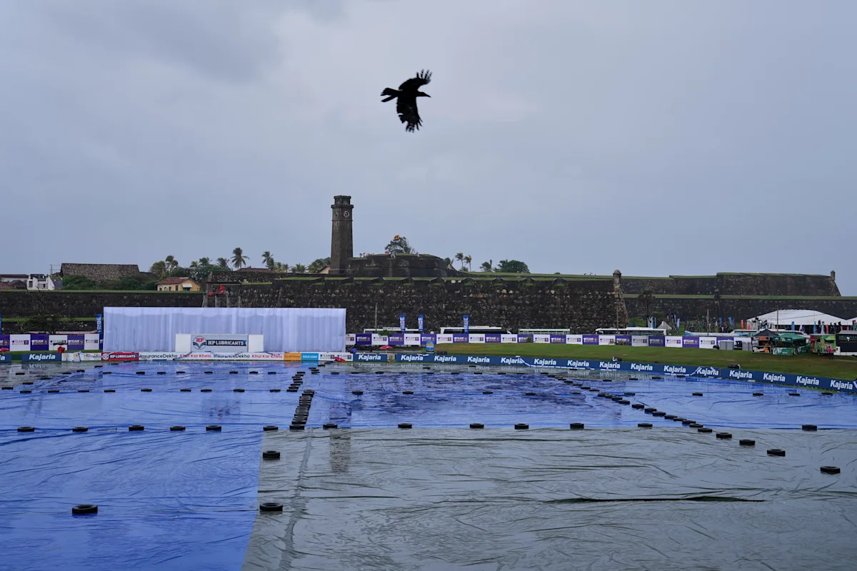 Rain Delays Day 2 of Sri Lanka vs. India Test Match