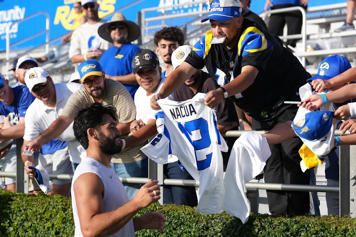 Rams Wide Receiver Puka Nacua Injured in Practice
