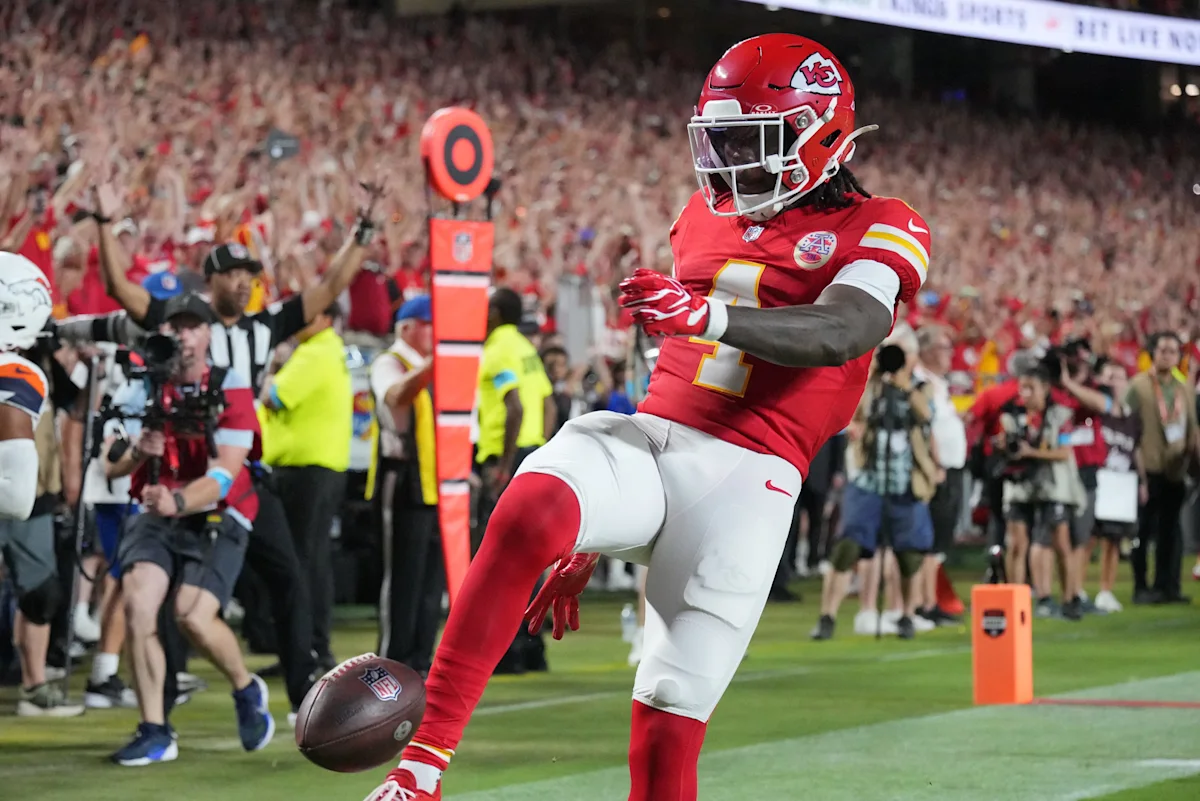 Rashee Rice Scores Touchdown in Chiefs' Week 1 Game