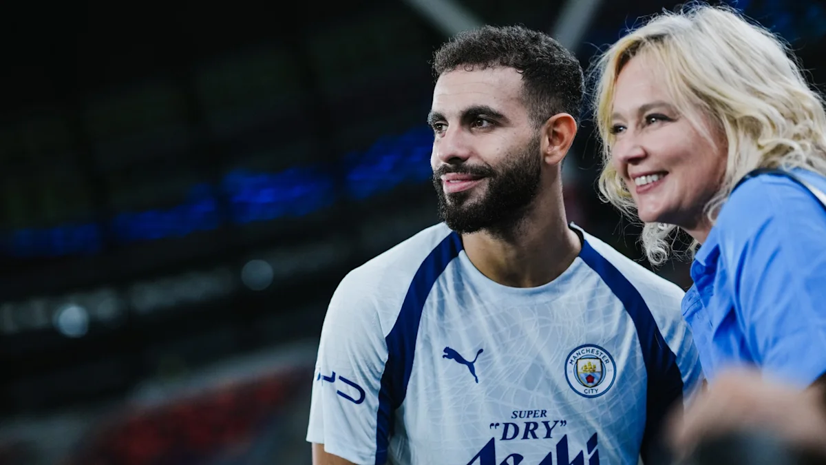 Rayan Ait-Nouri Excited for Fan Interaction at City are Back Event