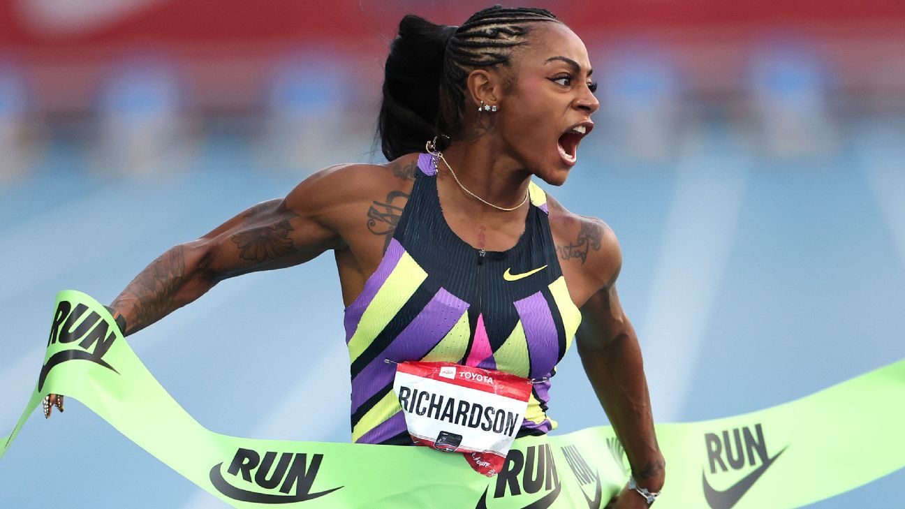 Richardson, Lyles Claim 100m Titles at U.S. Championships