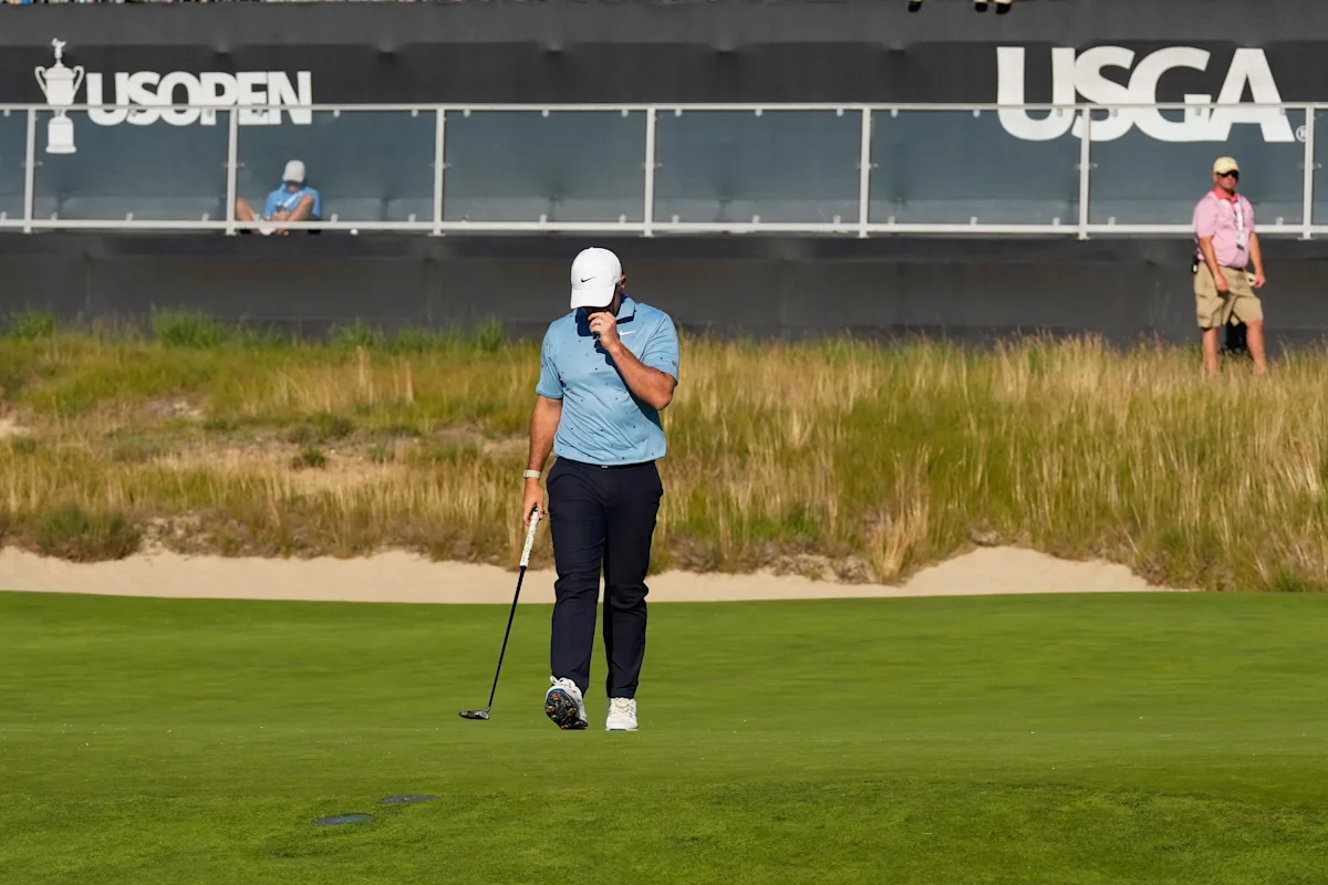 Rory McIlroy's US Open Hopes Diminish After Struggles at Shinnecock Hills