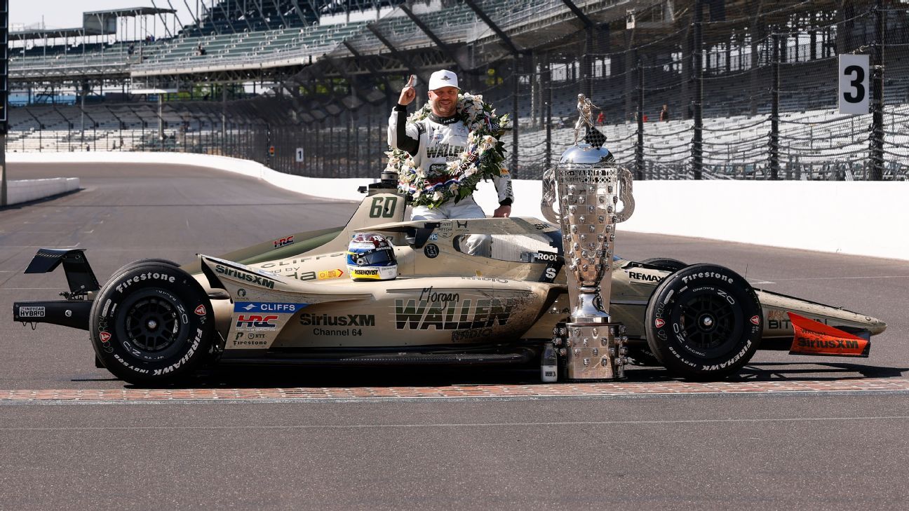 Rosenqvist Wins Record Indy 500 Purse of $4.34 Million