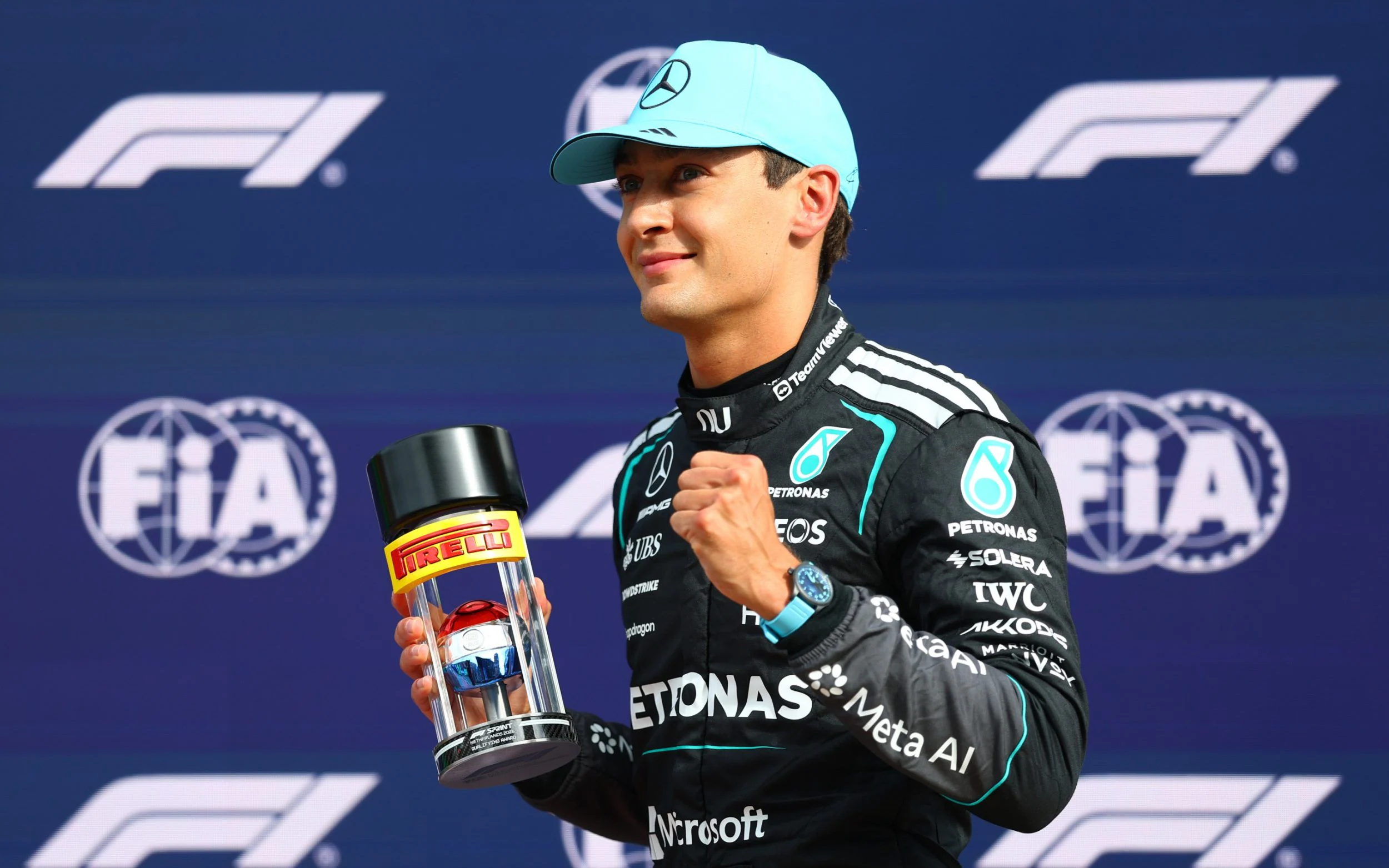 Russell Wins Dutch GP Sprint, Antonelli Struggles