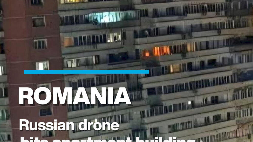 Russian Drone Strikes Apartment Building in Romania Near Ukrainian Border