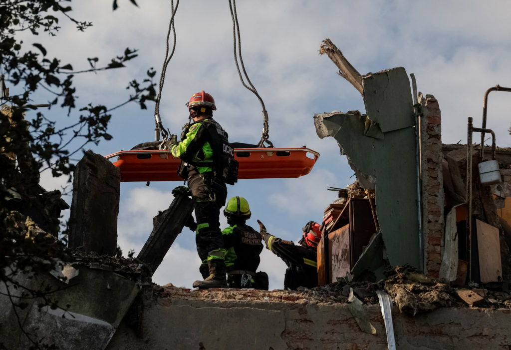 Russian Strike on Kharkiv Apartment Block Kills One and Injures Nine