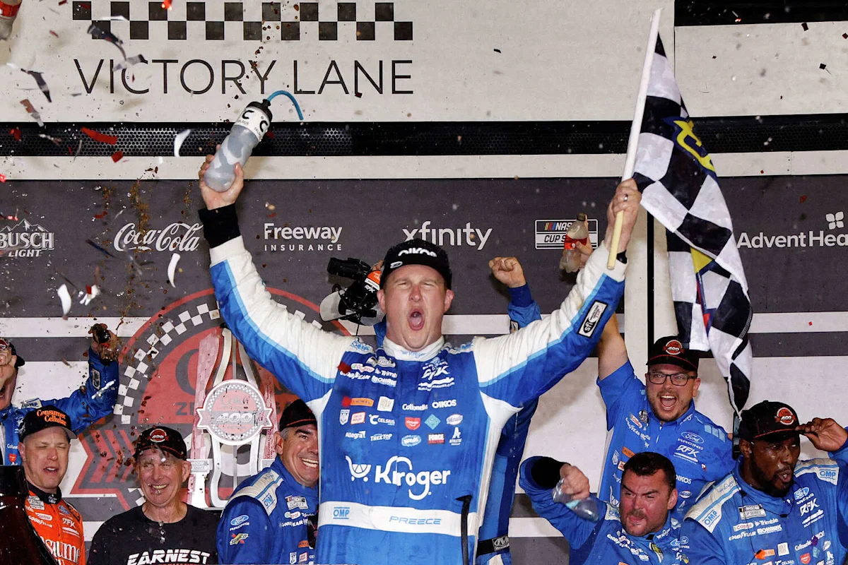 Ryan Preece Wins Daytona, Secures NASCAR Playoff Spot