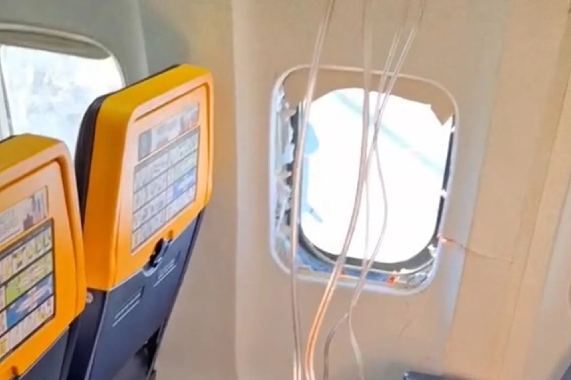 Ryanair Passenger Pulled Back Into Plane After Window Detaches Mid-Flight