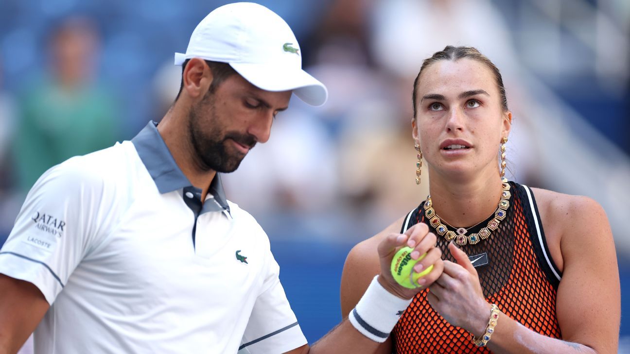 Sabalenka, Djokovic Eliminated from US Open Mixed Doubles