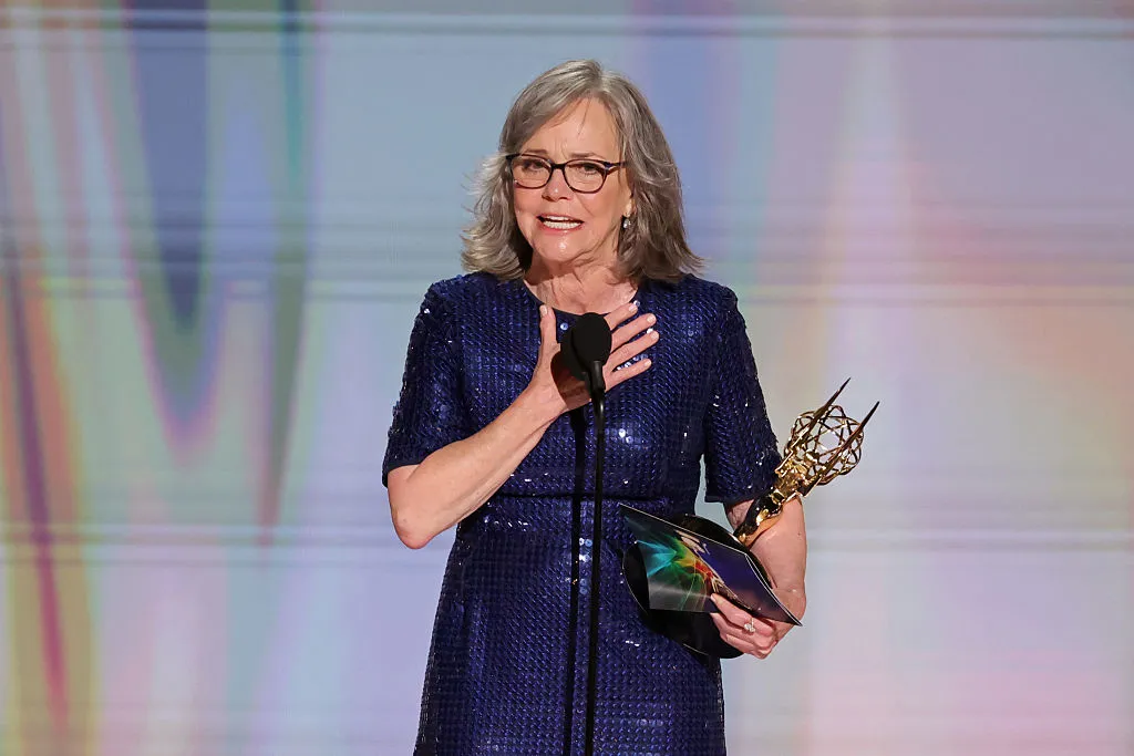 Sally Field Wins Emmy, Addresses Industry Mergers
