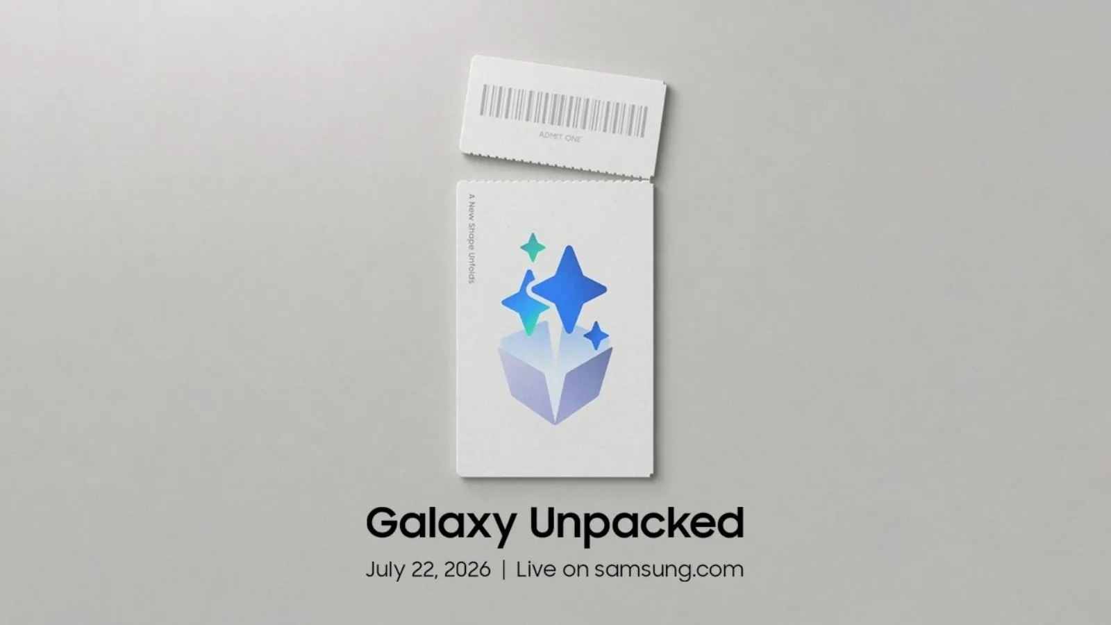 Samsung Galaxy Unpacked Event für Juli 2026 geplant