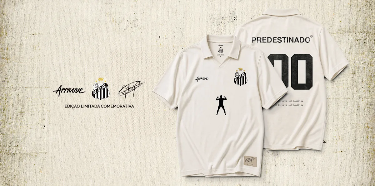 Santos FC, Approve Launch Shirts Celebrating Gabigol's Milestone