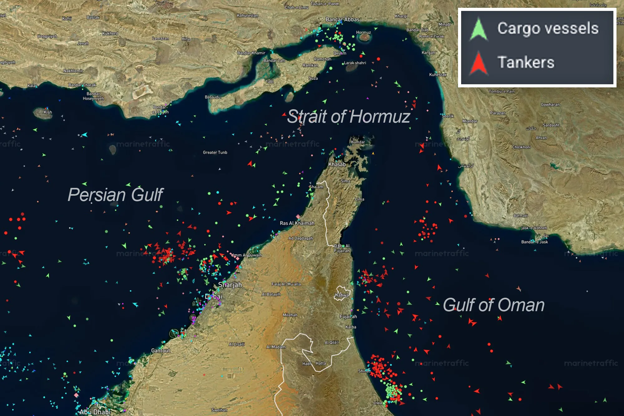 Saudi Supertankers Transit Strait of Hormuz Following Iran Deal