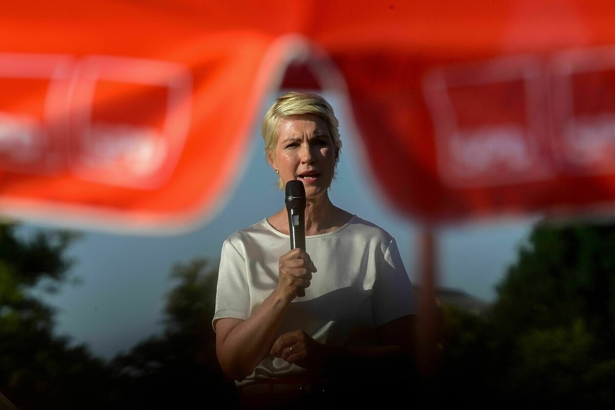 Schwesigs Wahlkampf in Mecklenburg-Vorpommern: SPD kämpft gegen AfD und Bundesregierung