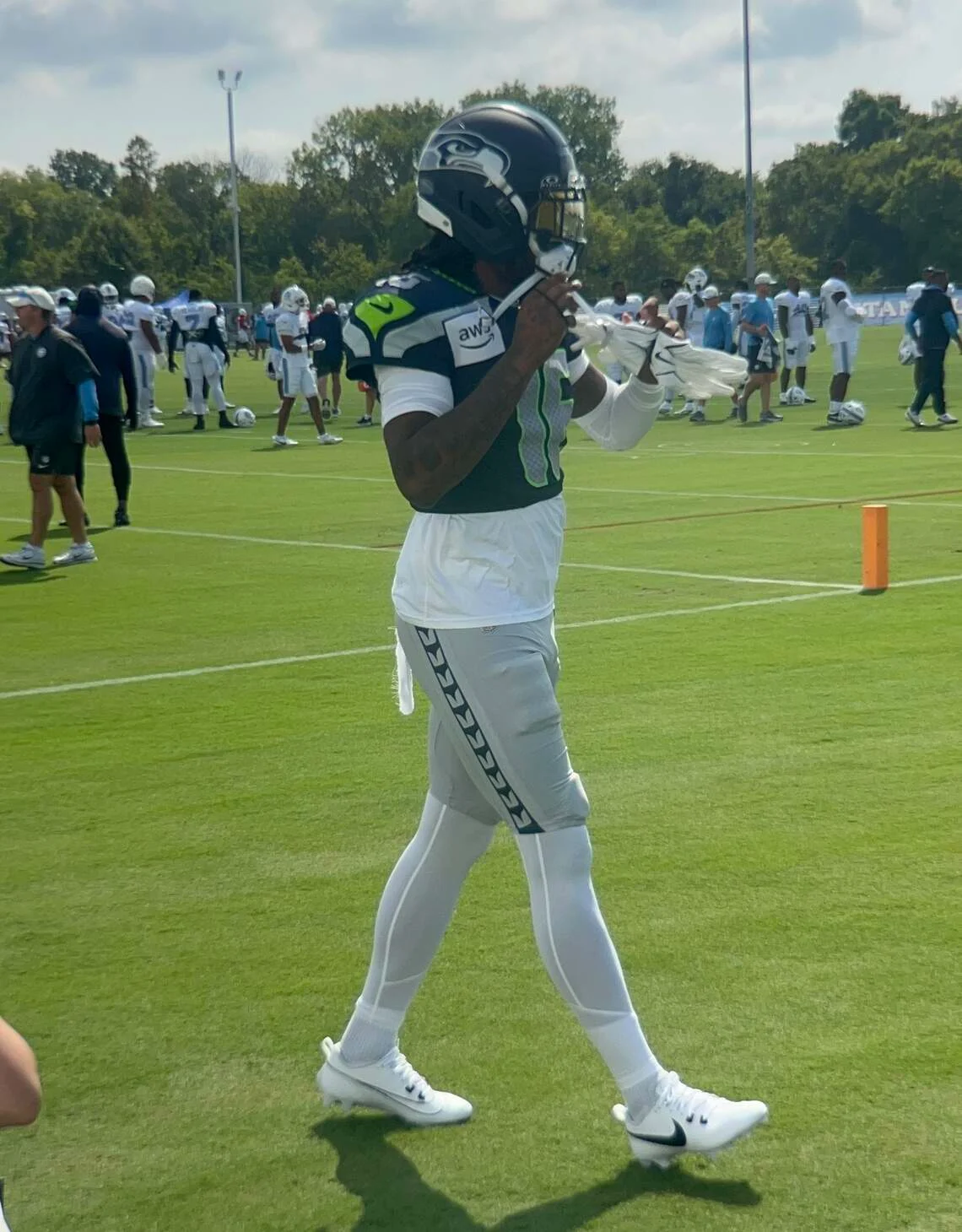 Seahawks und Titans halten gemeinsames Training ab