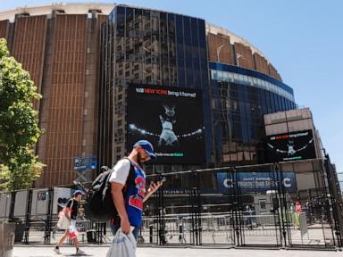 Security Measures Implemented at Madison Square Garden for President Trump's NBA Finals Attendance