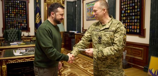 Selenskyj entlässt ukrainischen Armeechef Syrskyj und ernennt Nachfolger