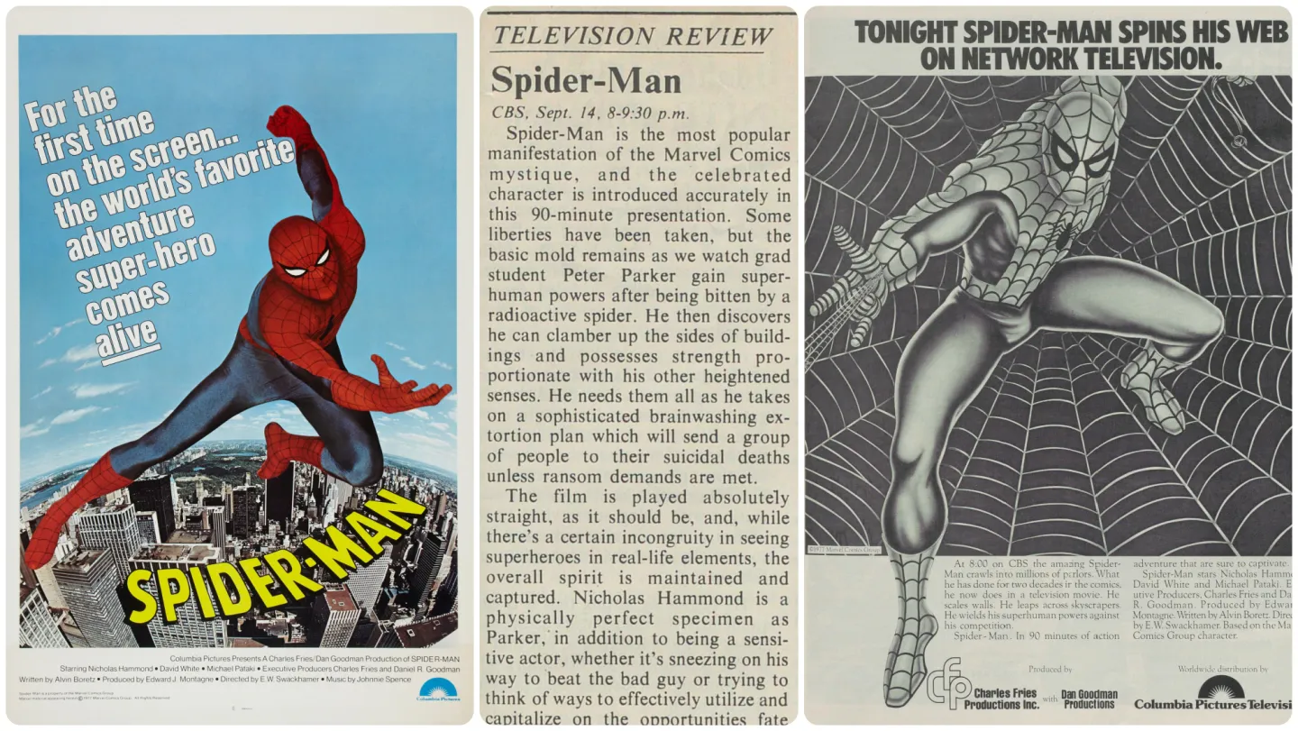 ‘Spider-Man’ hizo su primera aparición en televisión en 1977