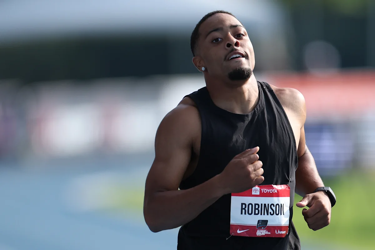 Sprinter Justin Robinson Disqualified After Winning 400m