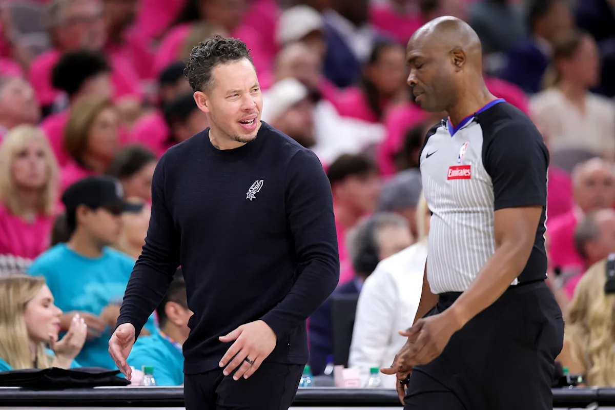 Spurs Coach Mitch Johnson Assessed Technical Foul in Game 5 Loss