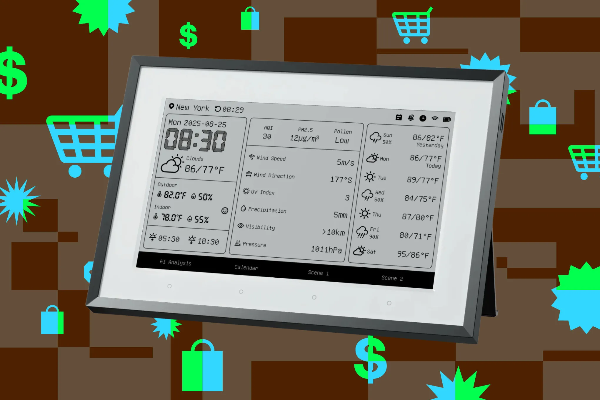 SwitchBot Smart E Ink Weather Station Launches with Immediate 20 Percent Discount