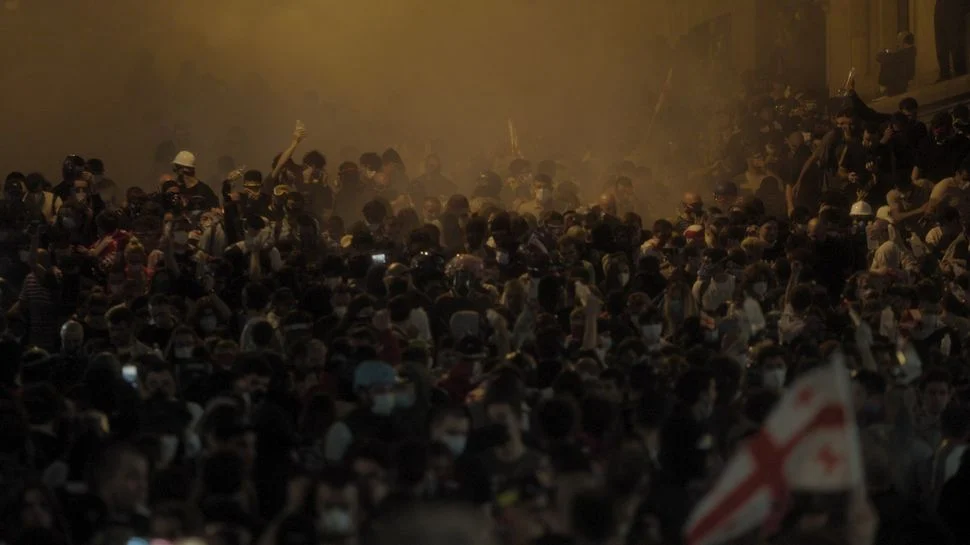 ‘Tear Gas’ Filmed Amid Georgia Protests, Director Calls It Resistance