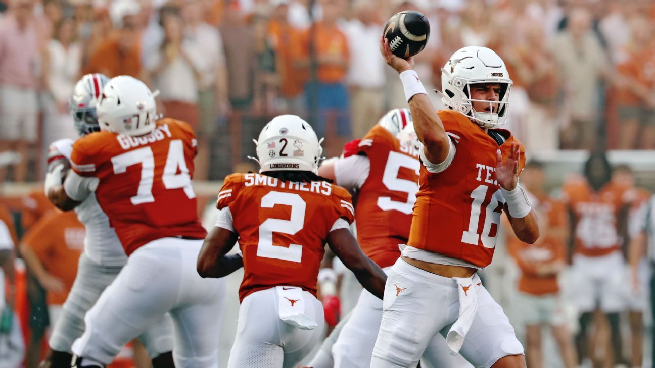 Texas Sorprende al Número 1 Ohio State con Remontada Tardía