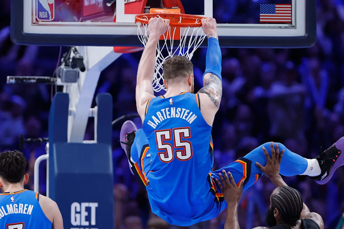 Thunder Aim for Continued Success with Hartenstein's Double-Doubles
