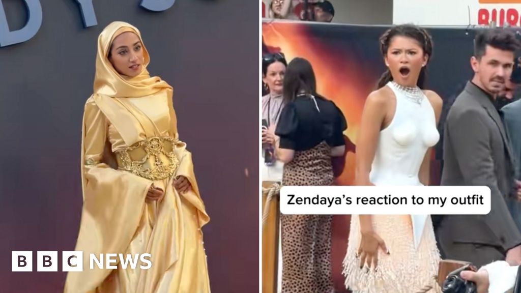 TikTok Creator Gains Attention at 'The Odyssey' Premiere