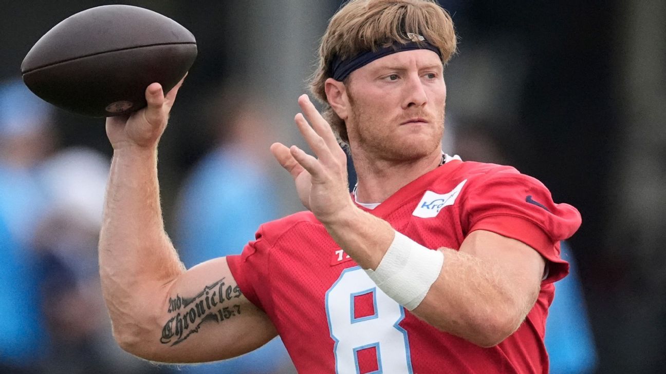 Titans' Levis Confident in NFL Quarterback Ranking