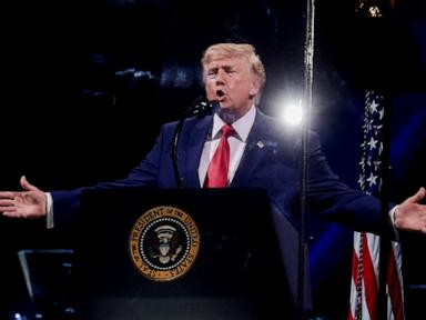 Trump Addresses July 4th Celebration After Weather Delay
