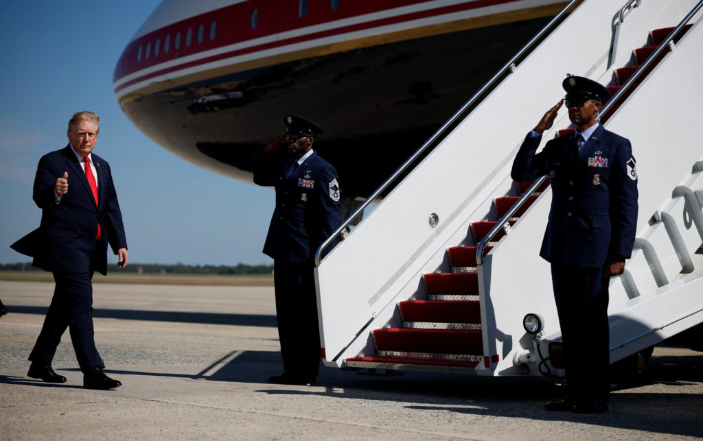Trump Campaigns in Alaska as Senate Race Tightens