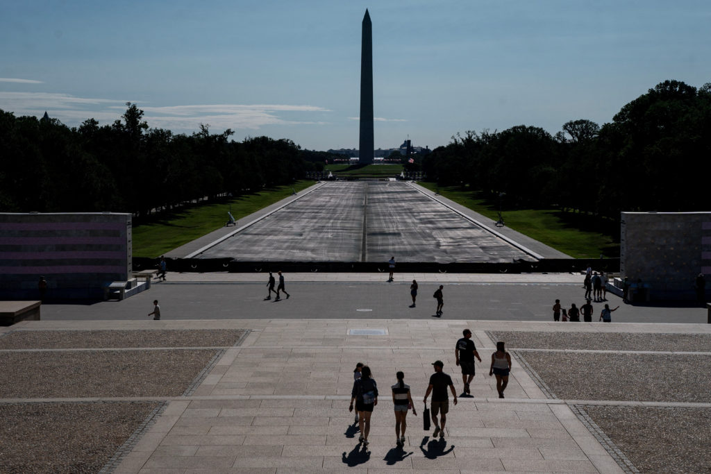 Trump Disputes U.S. Attorney’s Finding on Reflecting Pool Damage, Claims Vandalism
