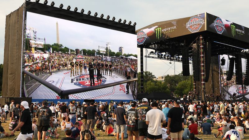 Trump ist Gastgeber eines UFC-Events im White House für America 250