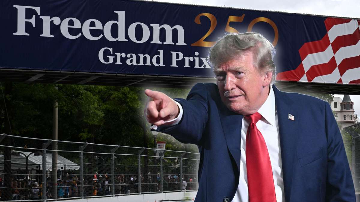 Trump lässt Rennwagen durch Washington fahren und eröffnet IndyCar-Rennen