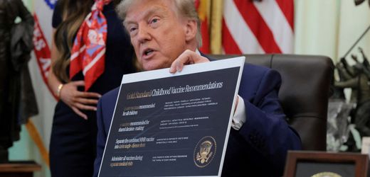 Trump plant weniger Kinderimpfungen zu empfehlen und sieht möglichen Zusammenhang mit Autismus