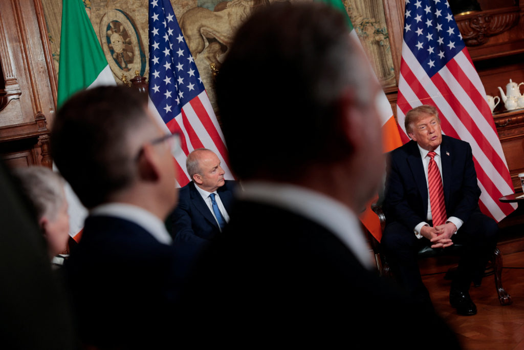 Trump Suggests Irish Unification, Diverging From US Precedent
