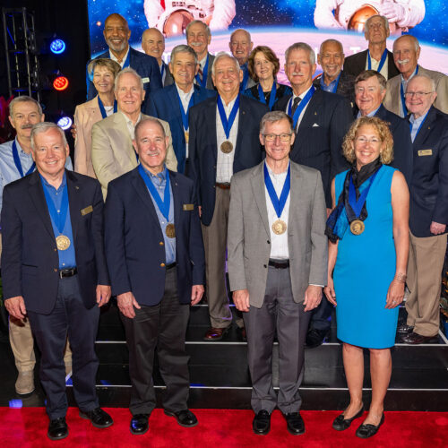 Two Space Shuttle-Era Spacewalkers Enter Astronaut Hall of Fame