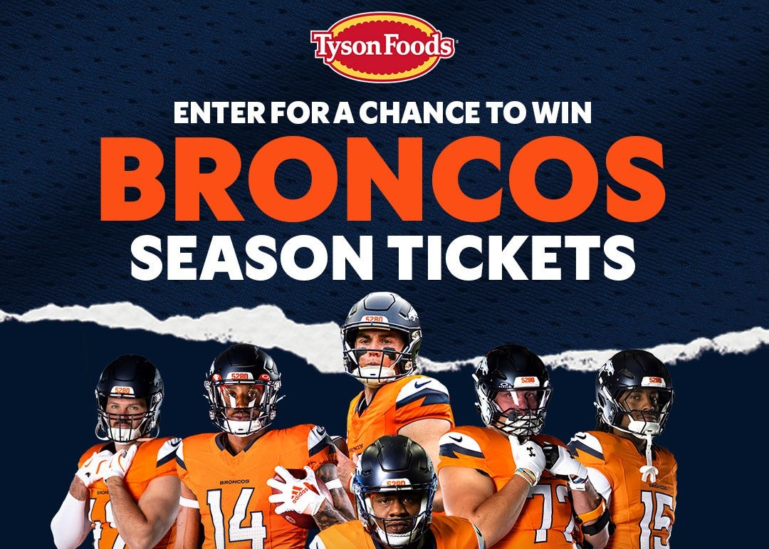 Tyson Foods verlost Saisonkarten für die Broncos