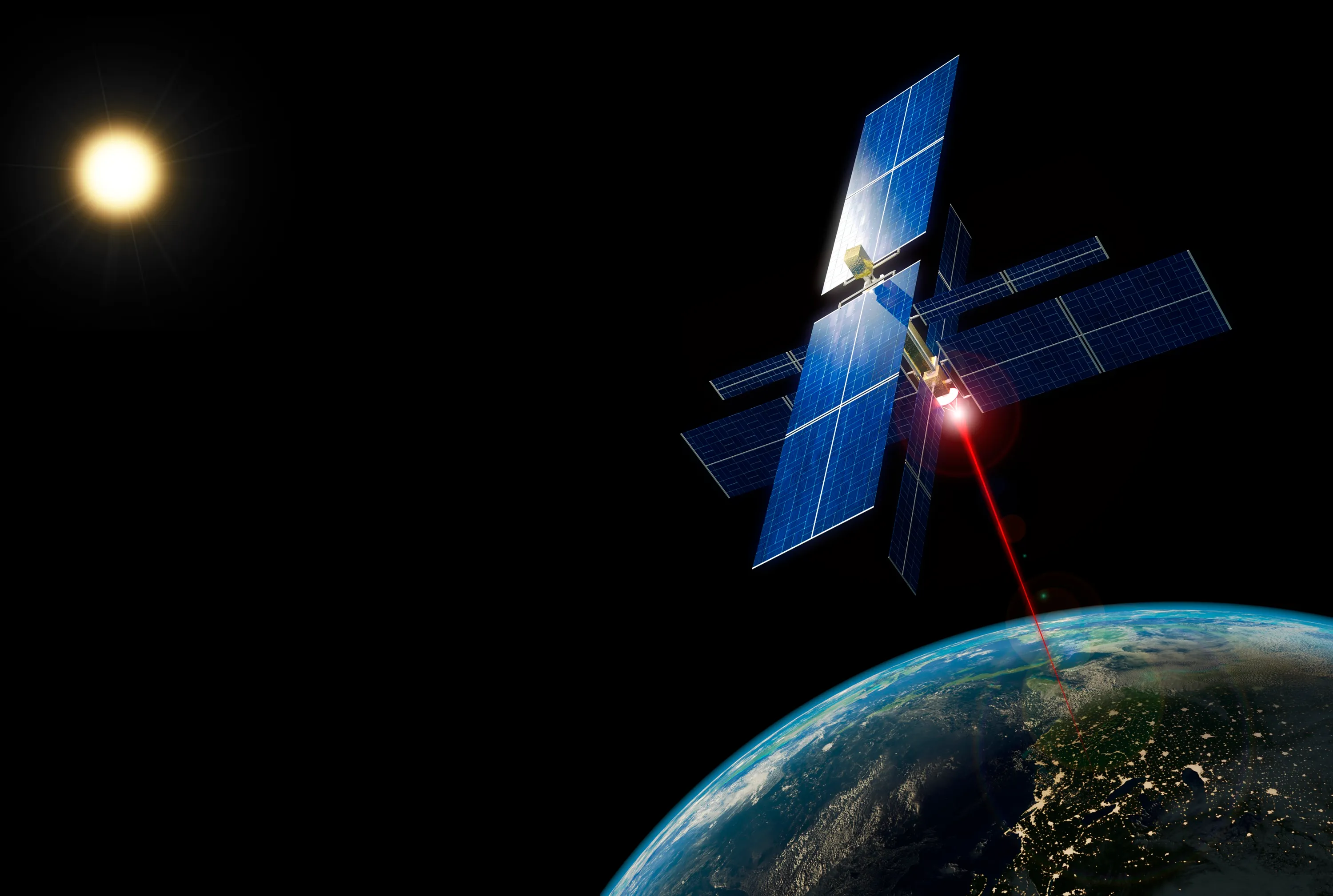 USA Genehmigen Start eines Lichtreflektierenden Satelliten