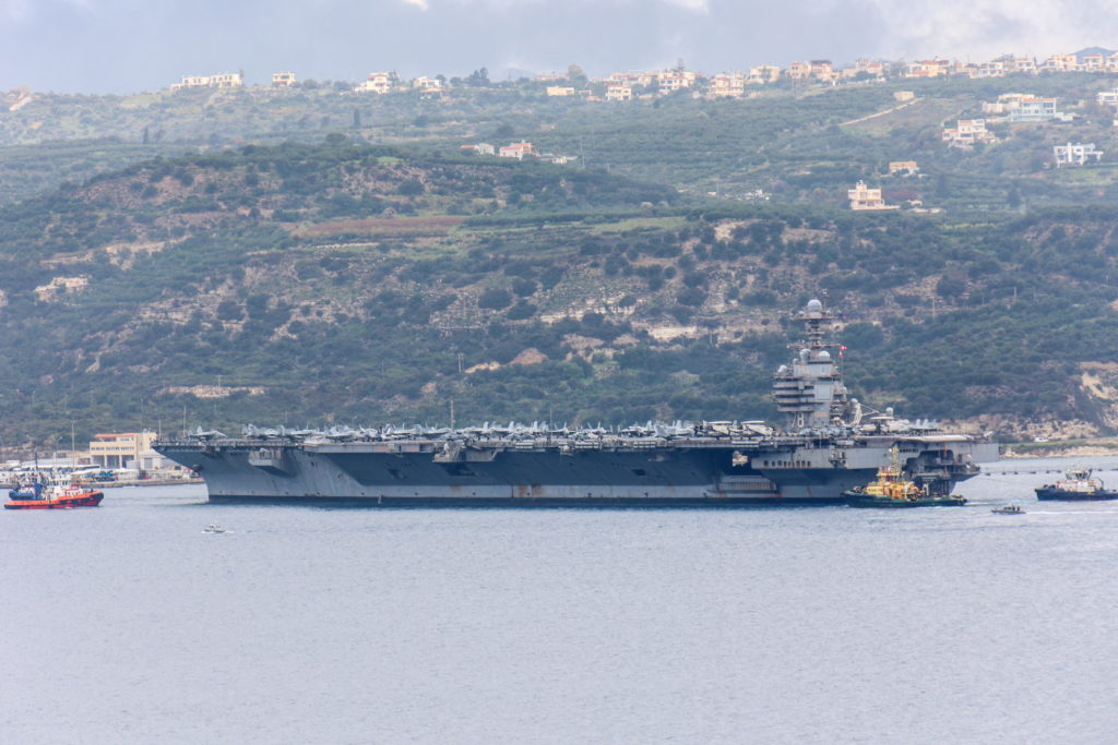 U.S. Shifts Aircraft Carrier Presence as Trump Prioritizes Iran and Western Hemisphere