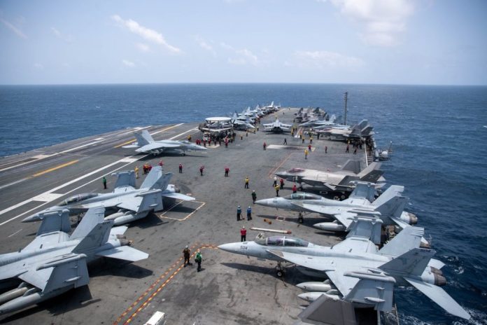 USS George Washington trifft im Nahen Osten ein, um Lincoln zu ersetzen