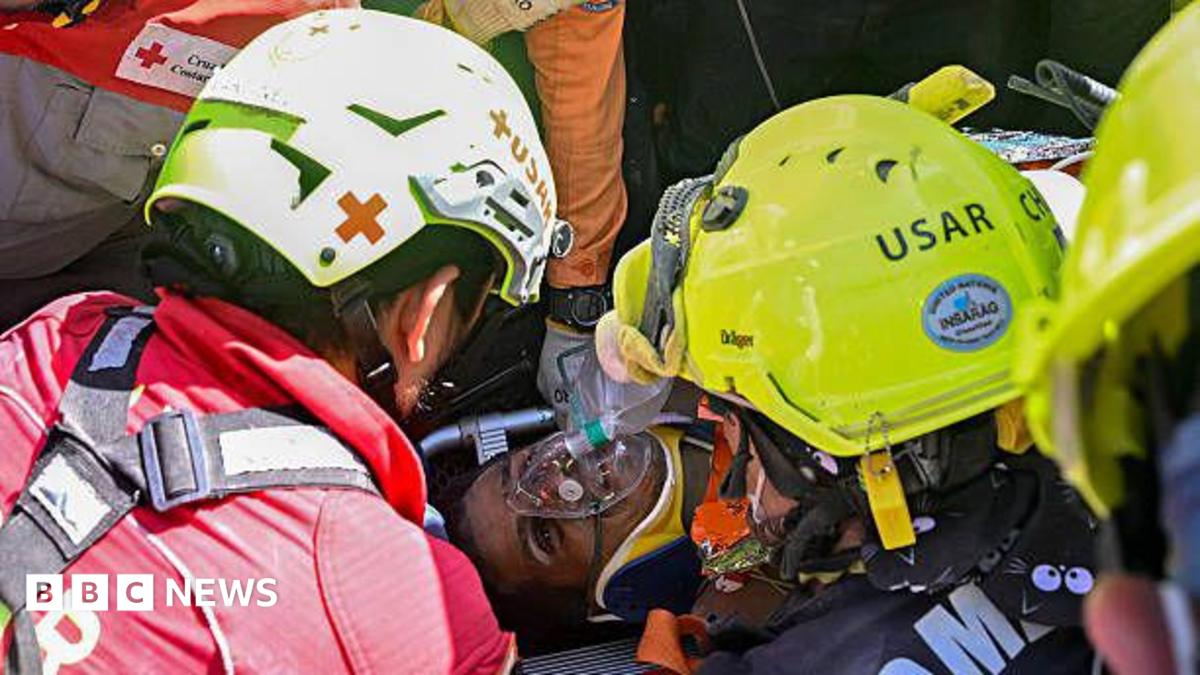 Venezuela Earthquake Rescue: Security Guard Pulled From Rubble After Eight Days