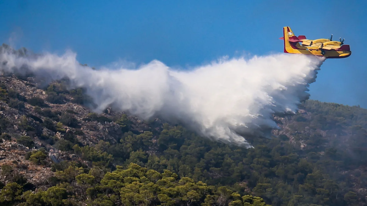 Waldbrand auf Salamis fordert zwei Todesopfer und führt zu Evakuierungen